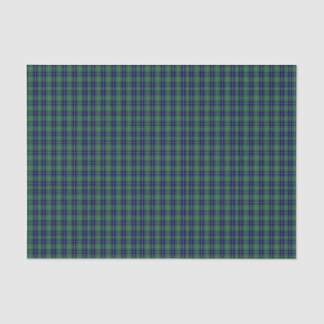 Papier de soie de soie de plaid de tartan de (Recto)