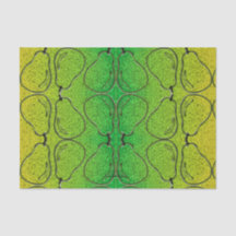 Papier de soie de soie de poire