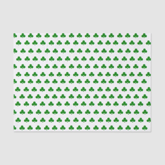 Papier de soie de soie de "shamrock" (Recto)