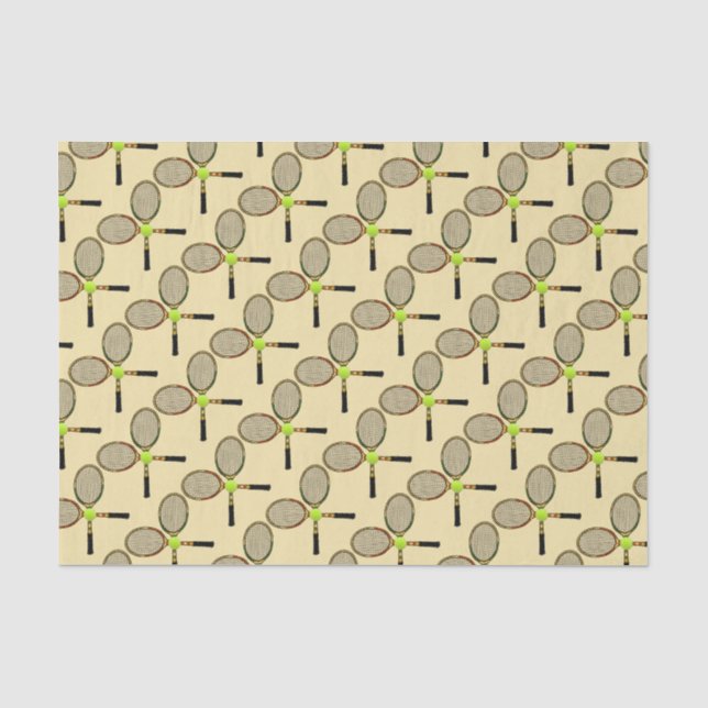 Papier de soie de soie de tennis (Recto)
