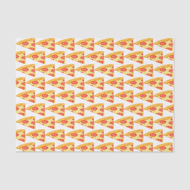 Papier de soie de soie de tranche de pizza (Recto)