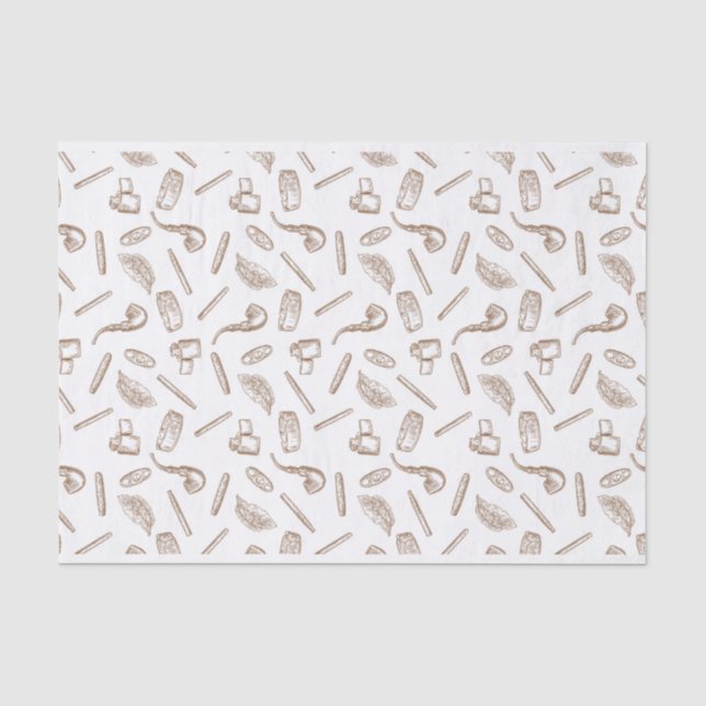 Papier de soie de soie de tuyaux et de cigares (Recto)