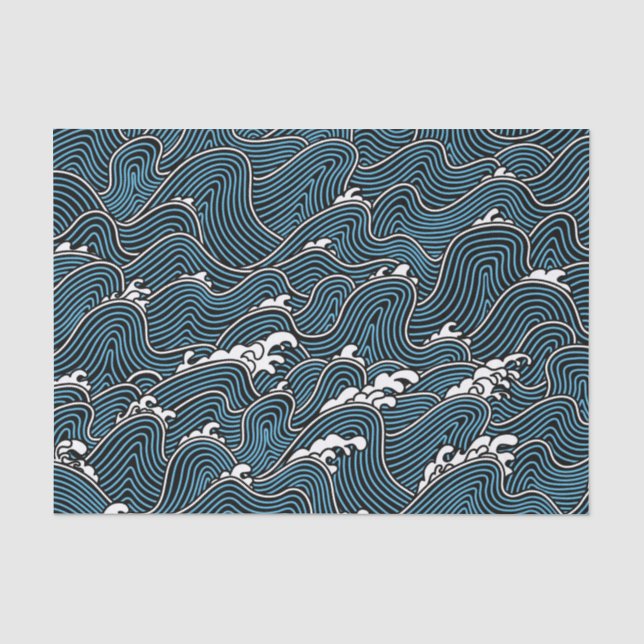 Papier de soie de soie de VAGUE de JAPONAIS (Recto)