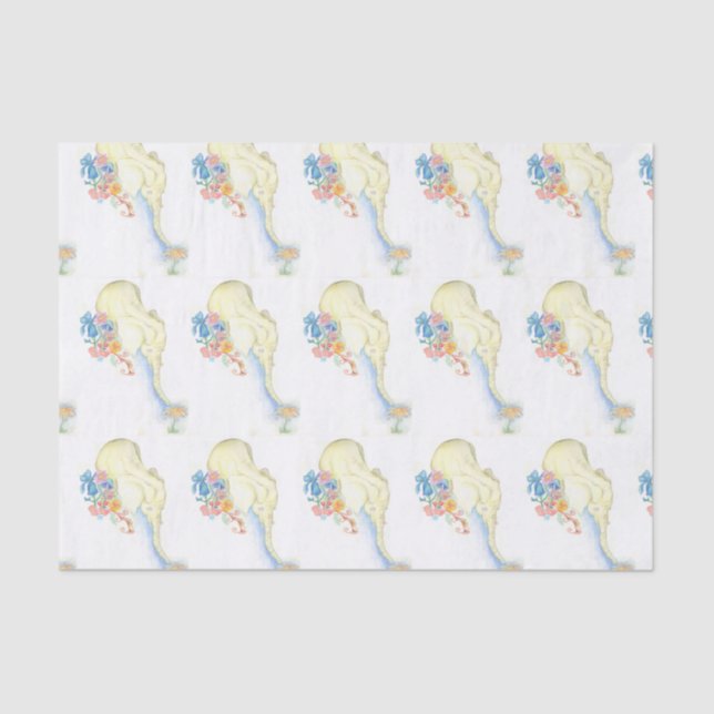 papier de soie de soie d'éléphant de bébé (Recto)