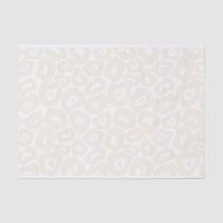 Papier de soie de soie d'empreinte de léopard de