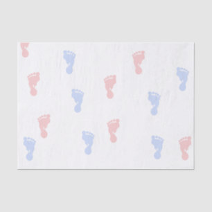 Papier de soie de soie des empreintes de pas 10lb