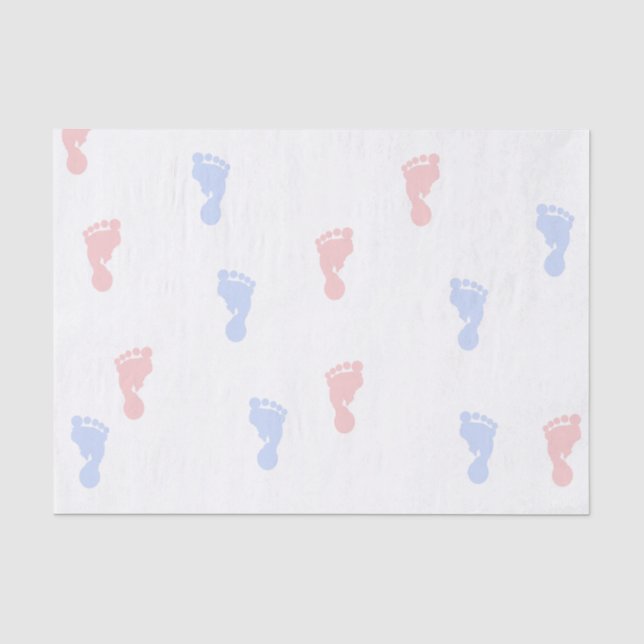 Papier de soie de soie des empreintes de pas 10lb (Recto)