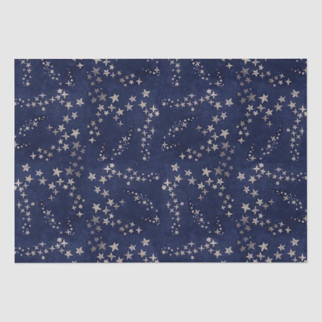 Papier de soie de soie d'étoiles (Recto)