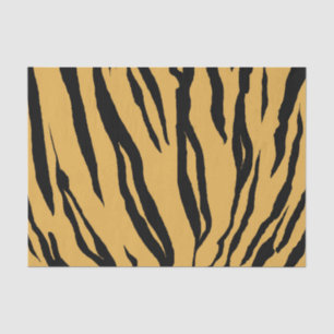 Papier de soie de soie d'impression de tigre