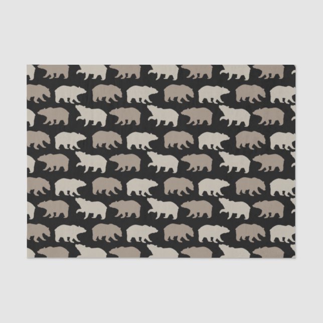 Papier de soie de soie d'ours Brown (Recto)