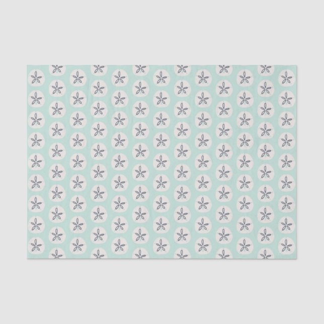 Papier de soie de soie du dollar de sable d'été (Recto)