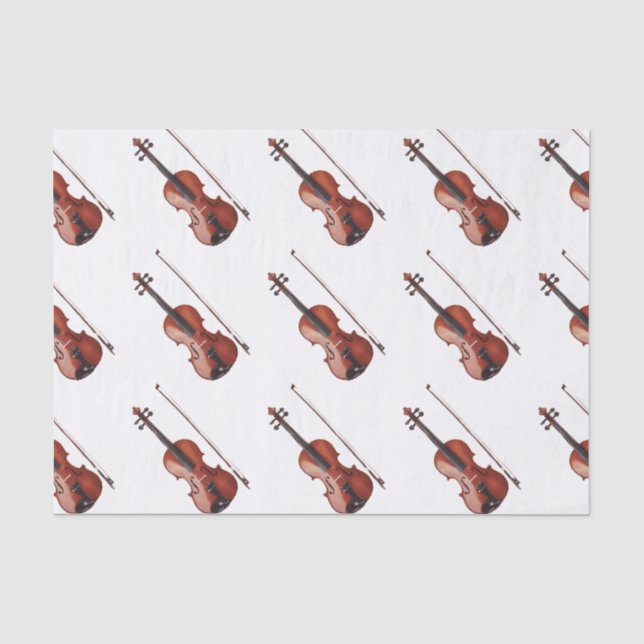 Papier de soie de soie du violon 10lb (Recto)