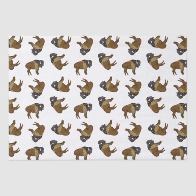 Papier de soie de soie en bois de Buffalo (Recto)