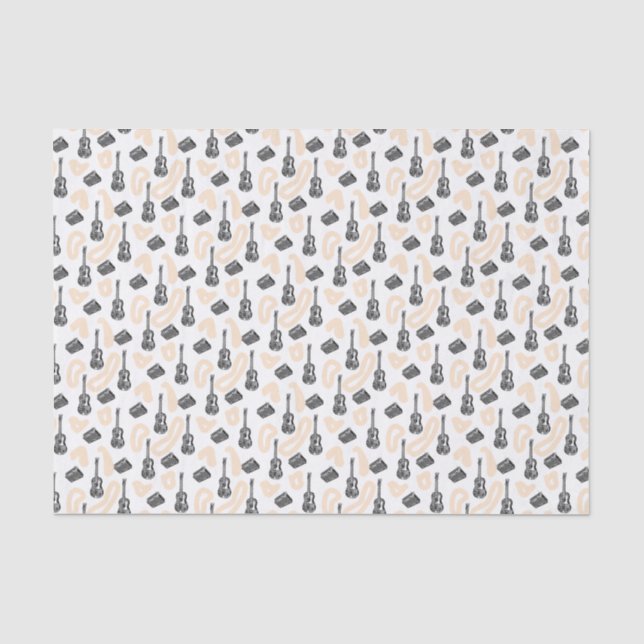 Papier de soie de soie fait sur commande de motif (Recto)
