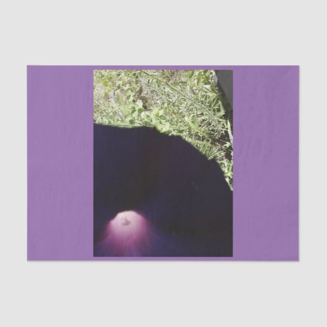 Papier de soie de soie fait sur commande floral (Recto)