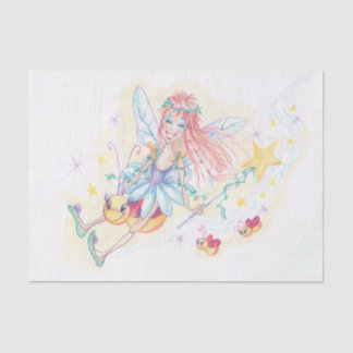 Papier de soie de soie féerique heureux