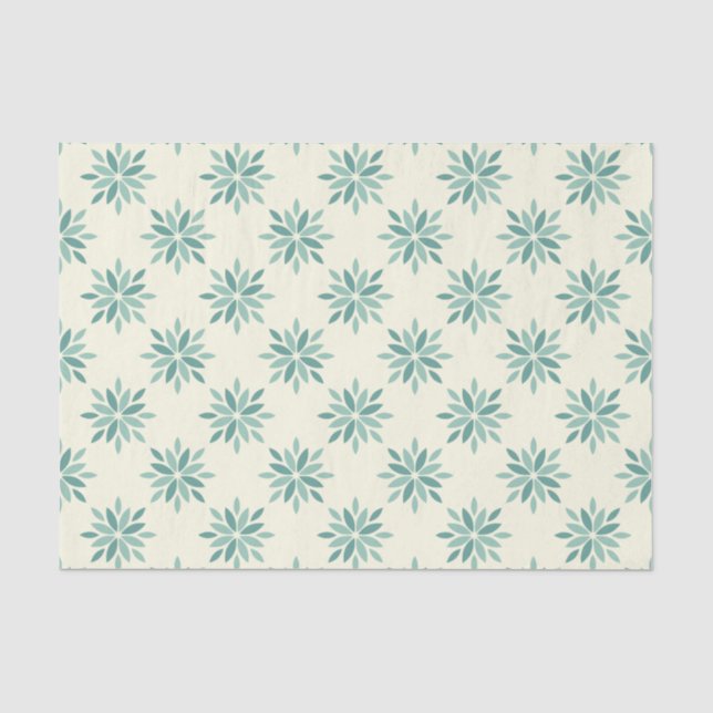 Papier de soie de soie floral de motif de mamans (Recto)