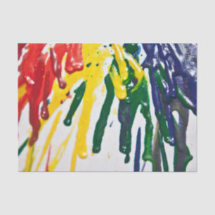 Papier de soie de soie fondu de crayon