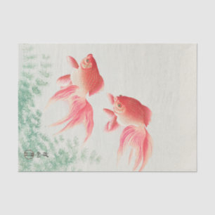 Papier de soie de soie JAPONAIS de POISSONS