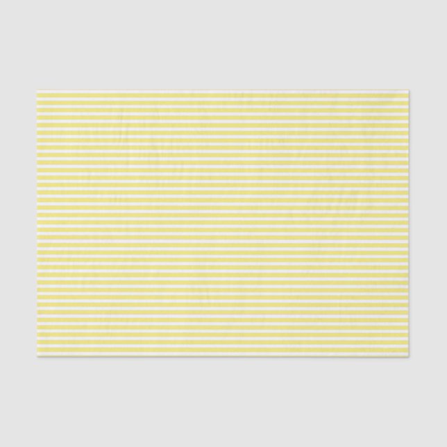 Papier de soie de soie jaune et blanc de rayure de (Recto)
