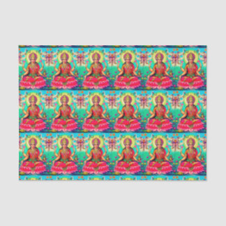 Papier de soie de soie lumineux de Lakshmi de