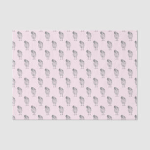 Papier de soie de soie lunatique de poussin de