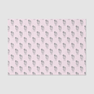 Papier de soie de soie lunatique de poussin de