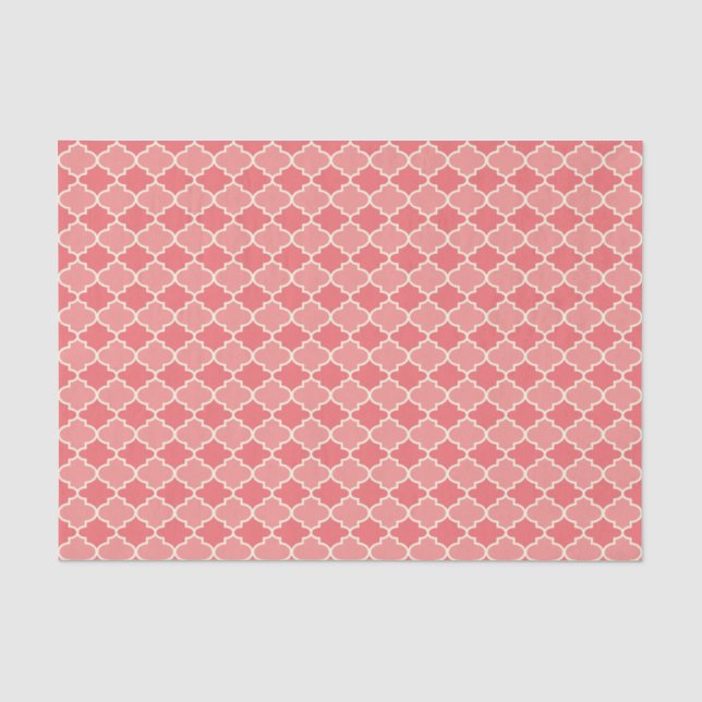 Papier de soie de soie marocain rose à deux tons (Recto)