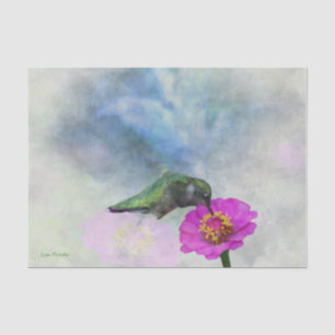 Papier de soie de soie mou d'oiseau de ronflement