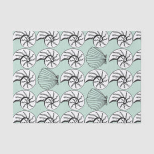 Papier de soie de soie nautique de plage de feston