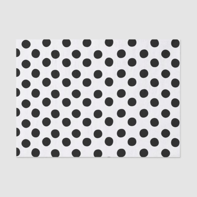 Papier de soie de soie noir et blanc classique de (Recto)