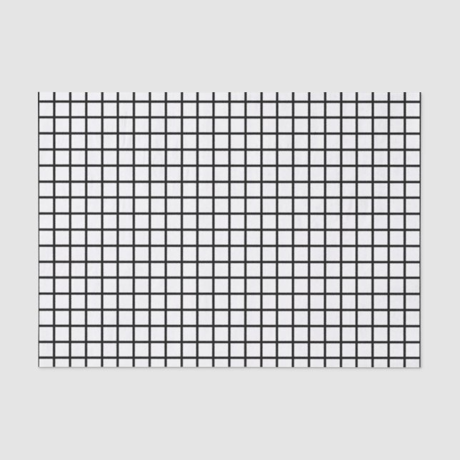 Papier de soie de soie noir et blanc unisexe (Recto)