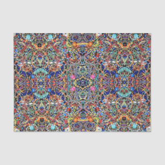 Papier de soie de soie orné de bijoux du