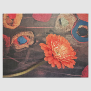 Papier de soie de soie rare de Zinnia