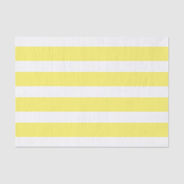 Papier de soie de soie rayé : Grandes rayures (Recto)