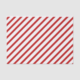 Papier de soie de soie rouge de rayure