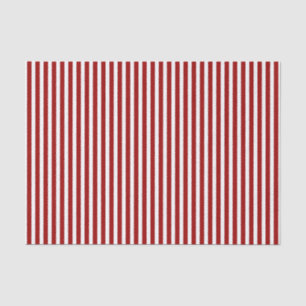 Papier de soie de soie rouge et blanc de motif