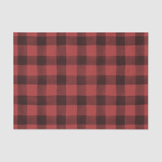 Papier de soie de soie rustique de plaid de (Recto)