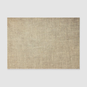 Papier de soie de soie rustique de toile de jute