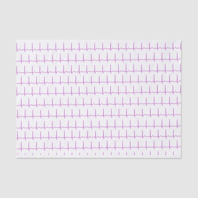 Papier de soie de soie - rythme normal de sinus (Recto)
