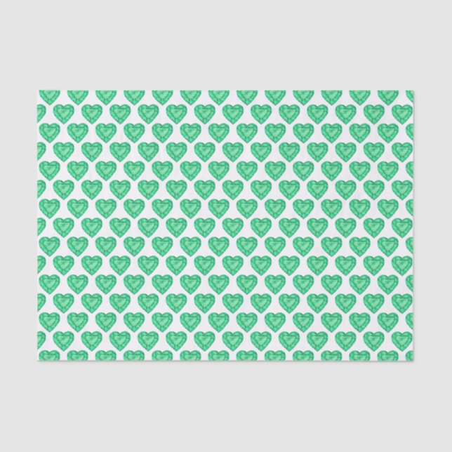 Papier de soie de soie vert vert d'art d'aquarelle (Recto)