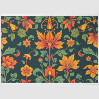 Papier de soie découpage floral Art Nouveau