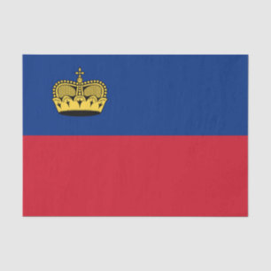 Papier de soie drapeau du Liechtenstein, Liechtens
