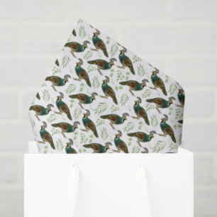 Papier de soie en forme de caille