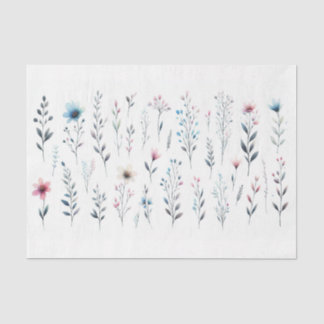Papier de soie floral