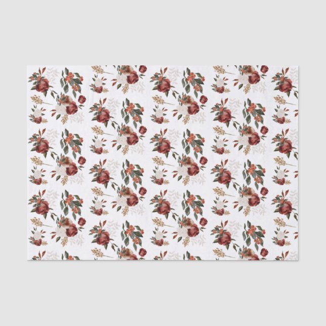 Papier de soie floral et botanique  (Recto)