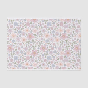 Papier de soie floral fantaisie – Emballage cadeau