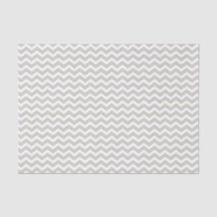 Papier de soie gris blanc à motif chevron zigzag