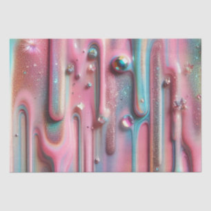 Papier de soie holographique nacré luxuriant 