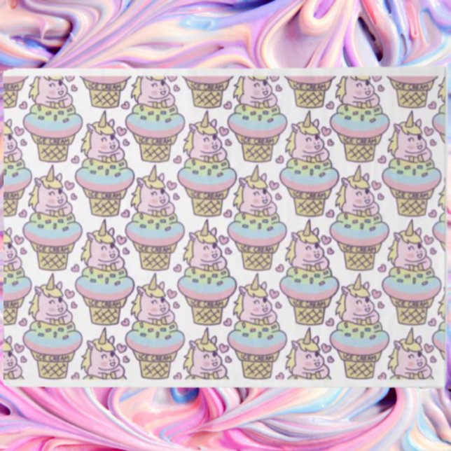 Papier de soie licorne Sweet Pride (Créateur téléchargé)